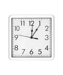 Quartz Battery Operated Silent Non-Ticking Square Wall Clock